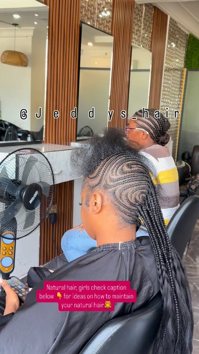 Post 4 by Jeddy’s Hair on Instagram (video)