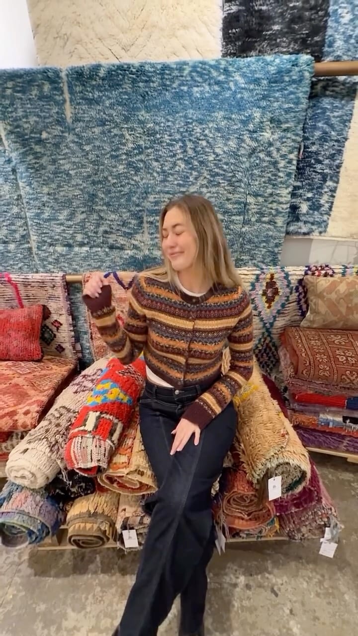 Post 9 by The Boho Lab - Moroccan Rugs on Instagram (video)