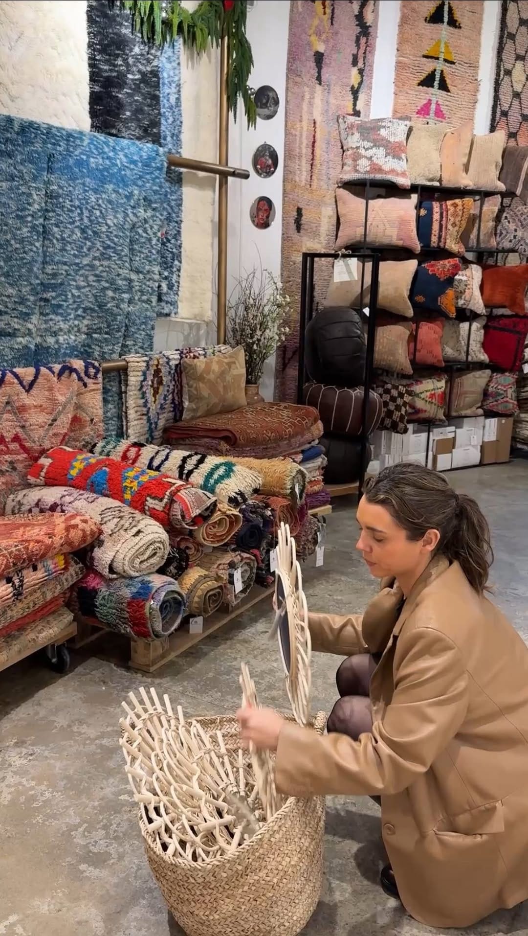 Post 8 by The Boho Lab - Moroccan Rugs on Instagram (video)