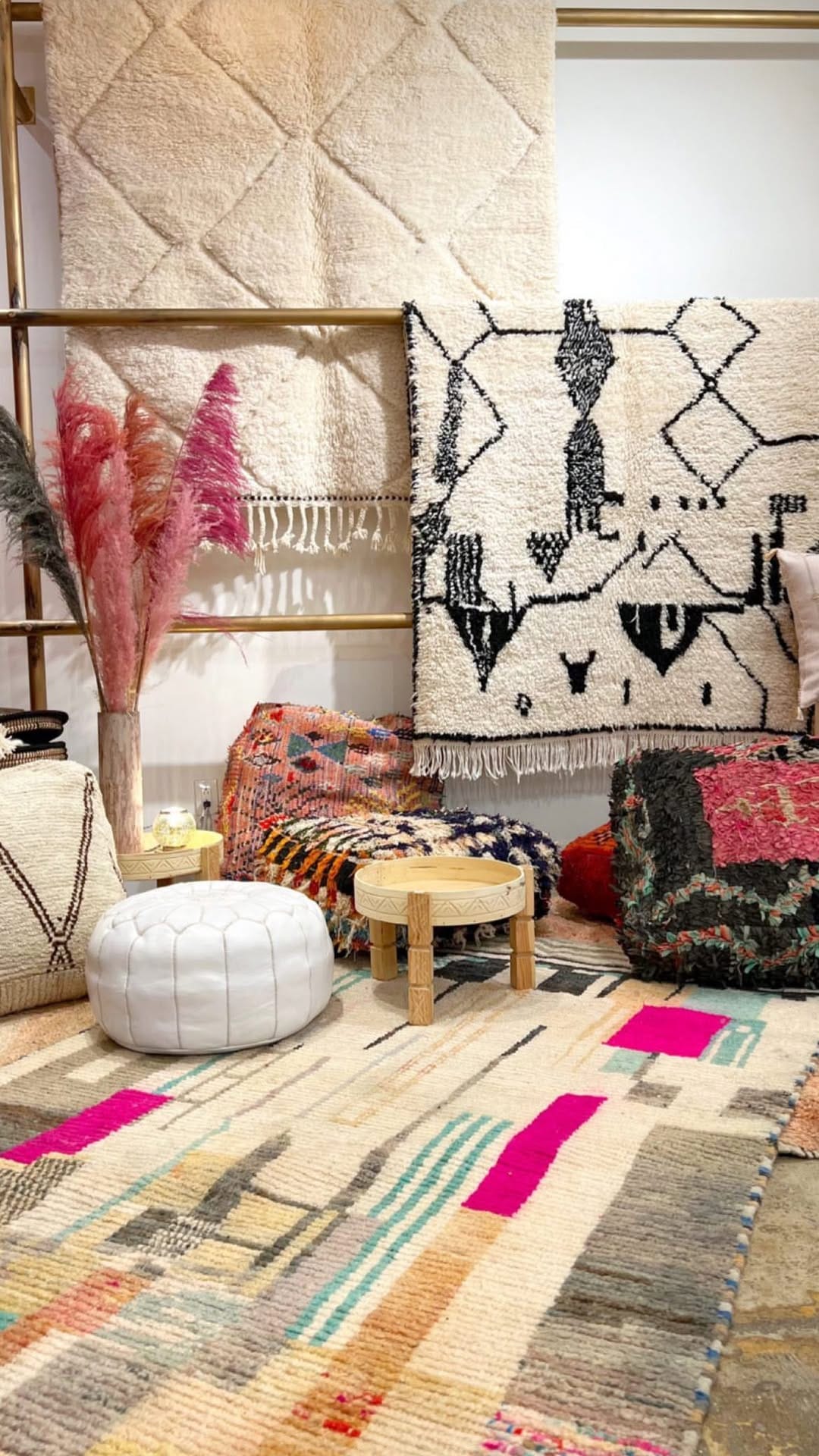 Post 5 by The Boho Lab - Moroccan Rugs on Instagram (video)