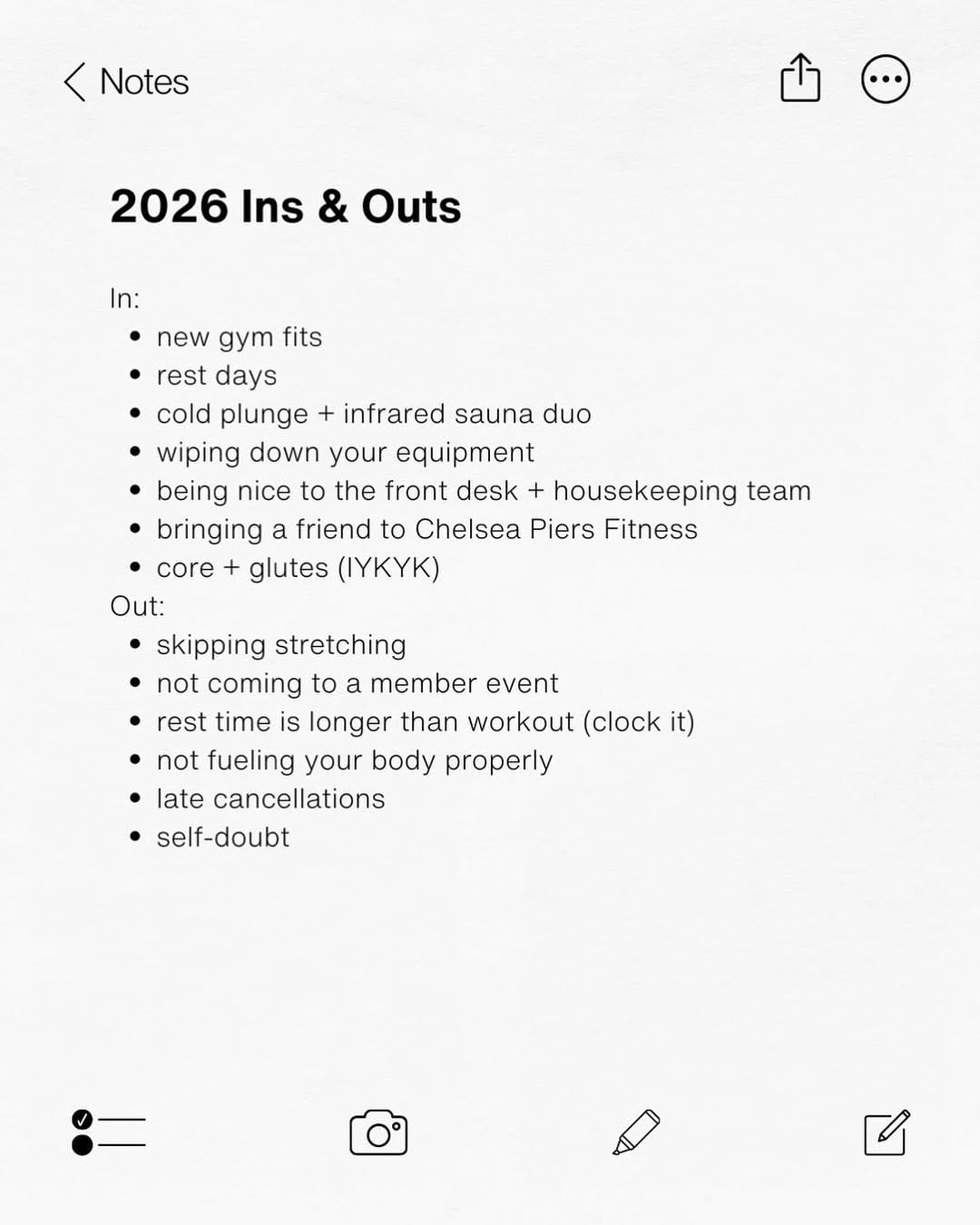 Post 3 by Chelsea Piers Fitness on Instagram (image)