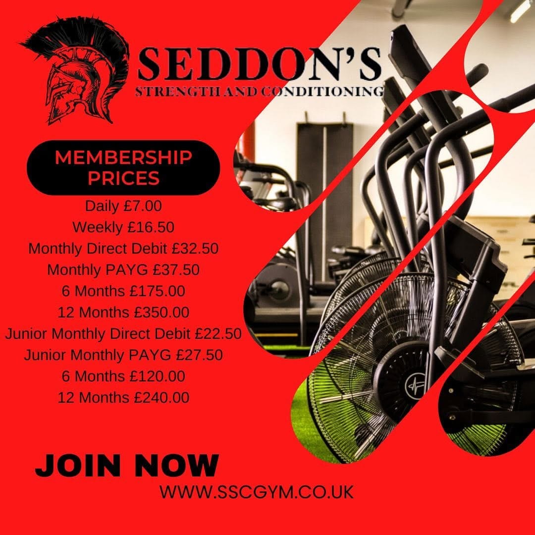 Post 10 by Seddon’s Strength & Conditioning Gym on Instagram (carousel)