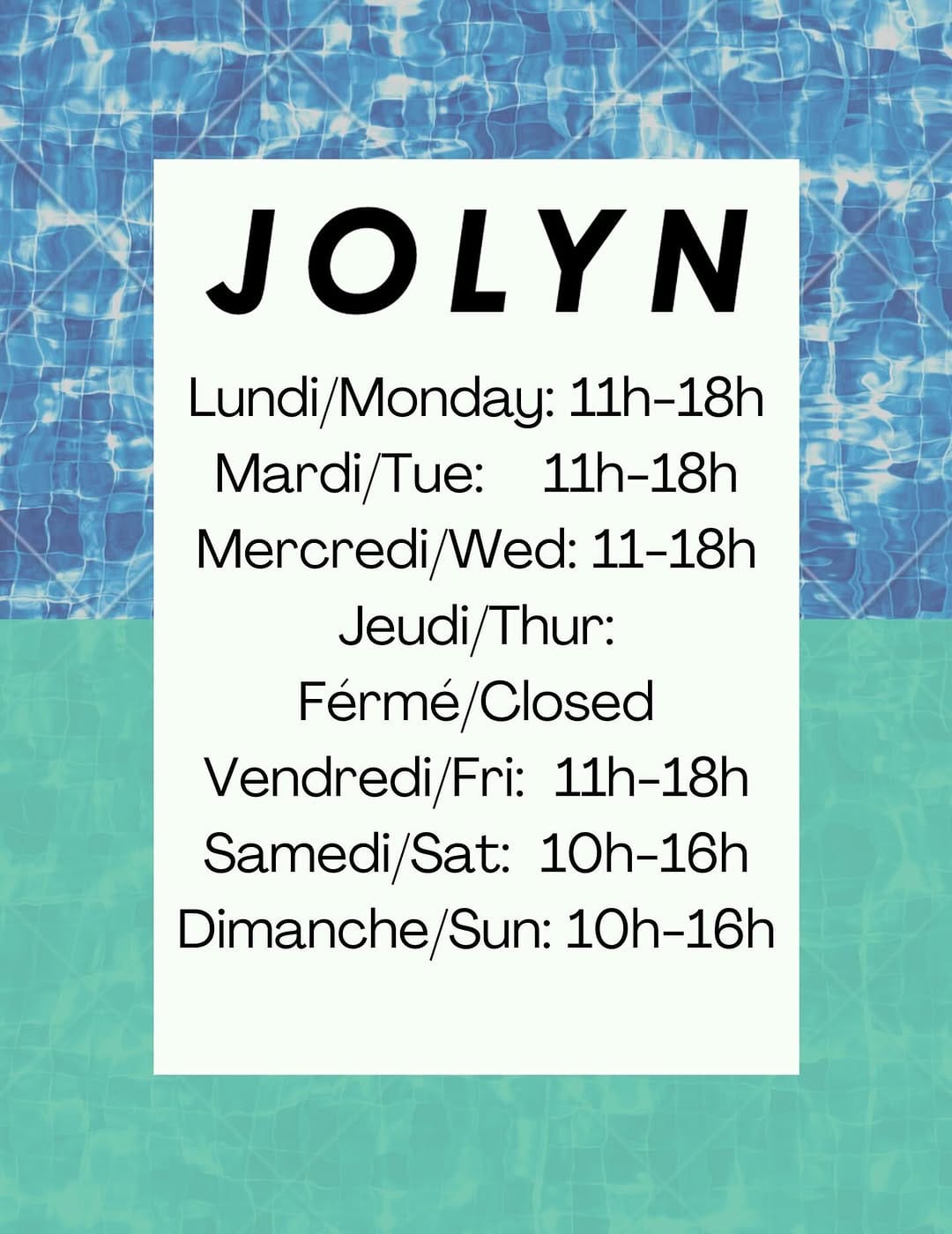 Post 1 by JOLYN Canada on Instagram (image)