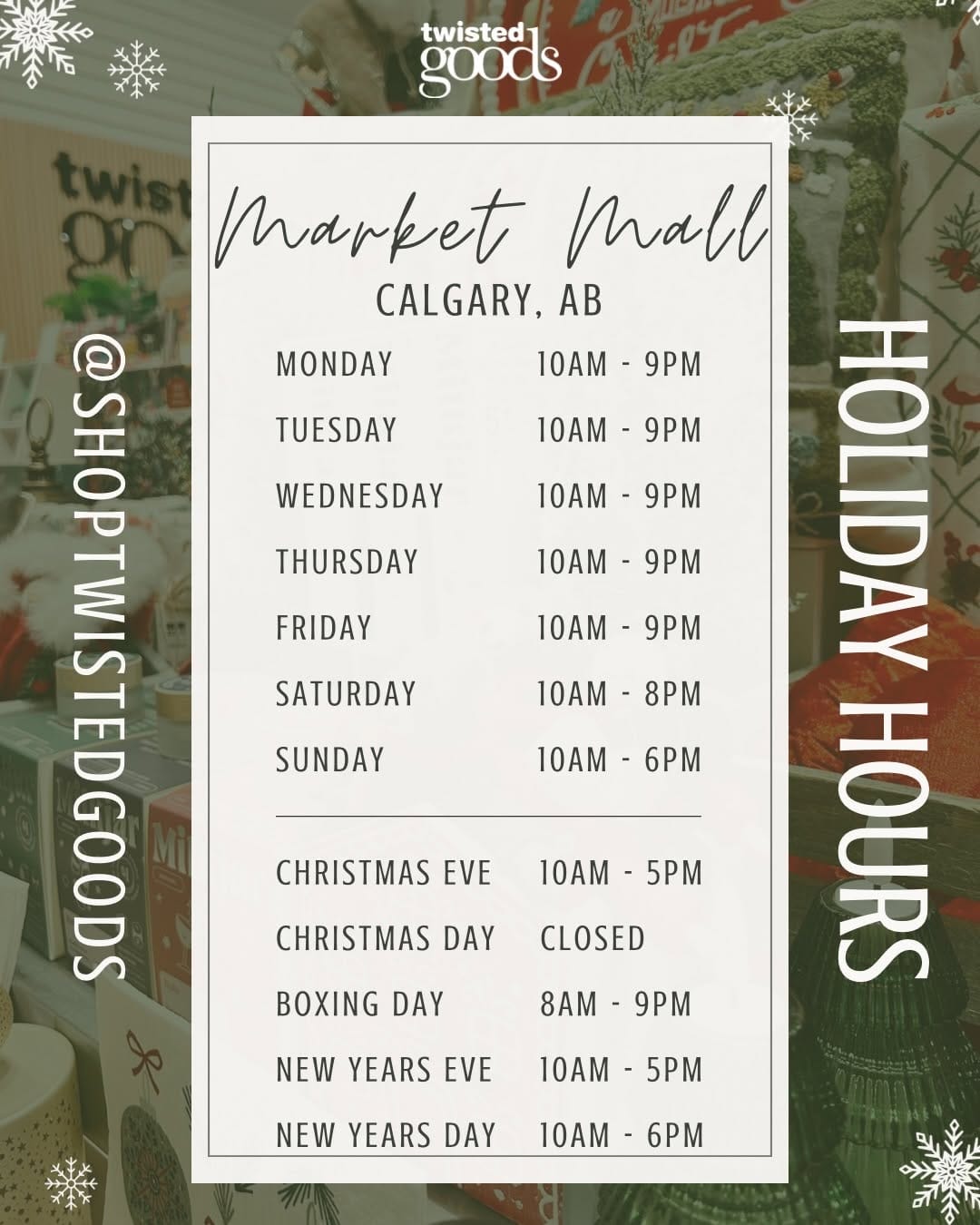Post 8 by Twisted Goods Gift Stores on Instagram (carousel)