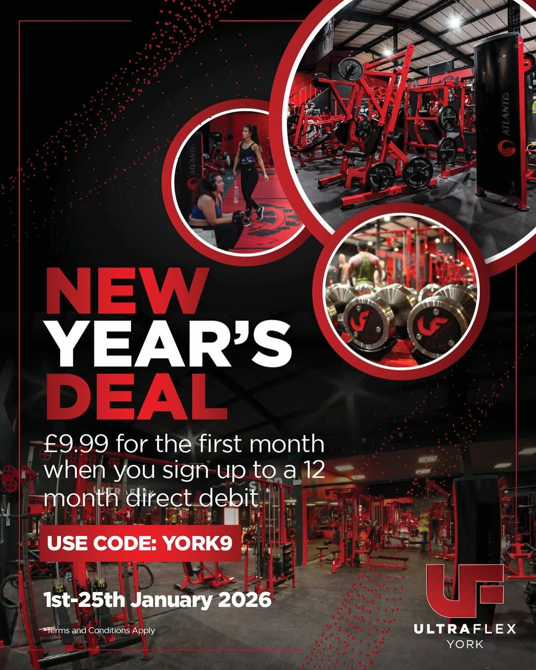 Post 5 by UltraFlex Gym York on Instagram (image)