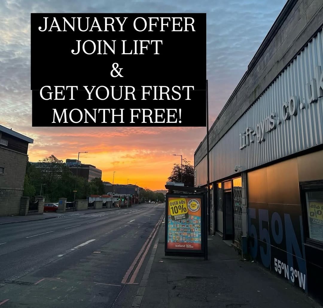 Post 3 by LIFT Gyms UK | EDINBURGH on Instagram (image)