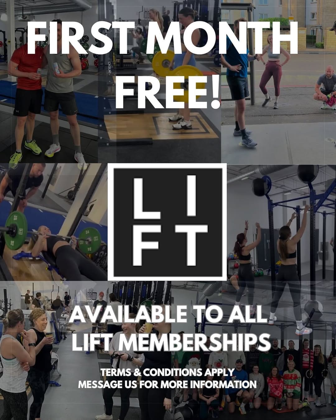 Post 1 by LIFT Gyms UK | EDINBURGH on Instagram (image)