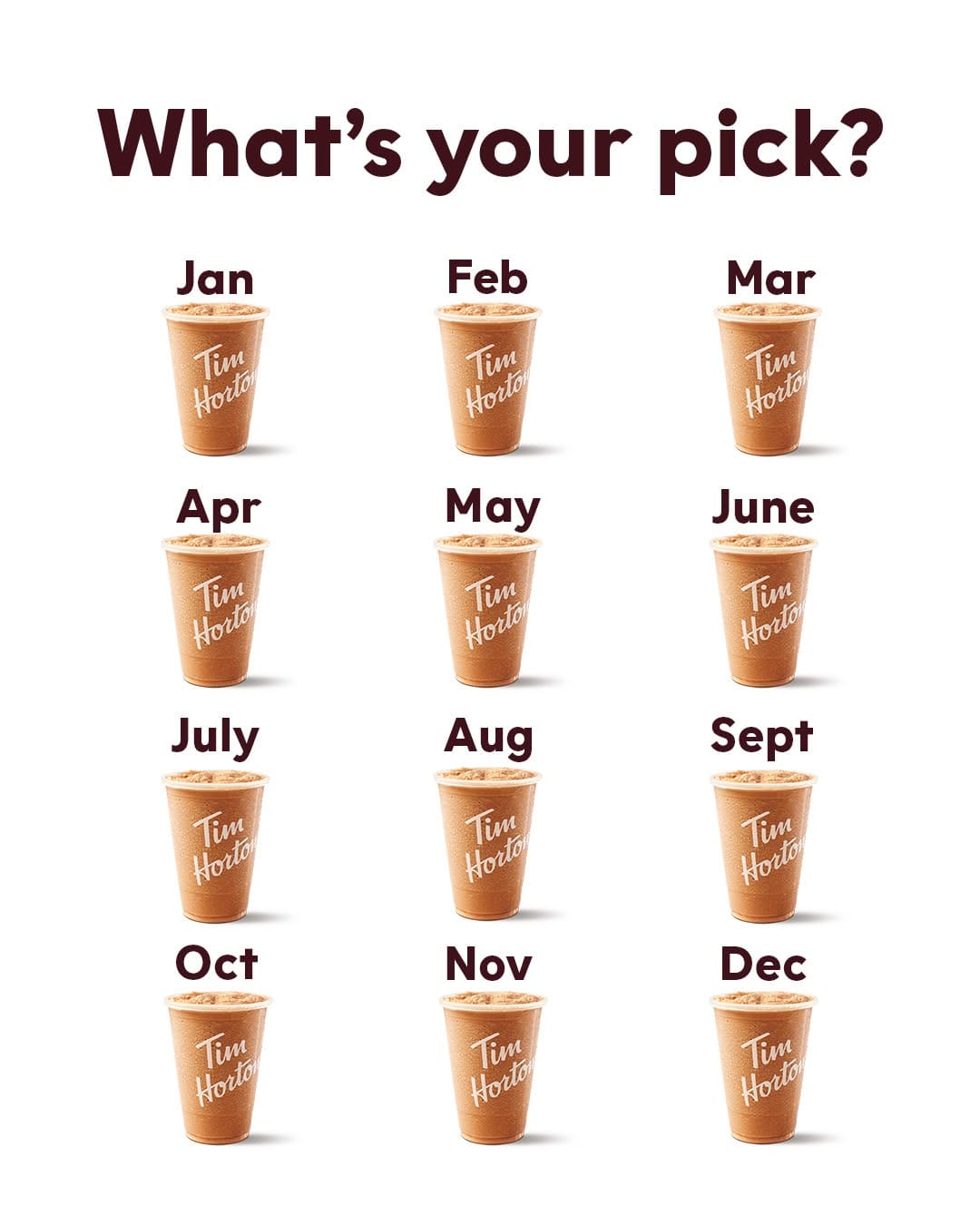 Post 2 by Tim Hortons on Instagram (image)