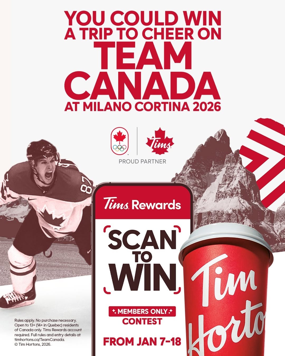 Post 9 by Tim Hortons on Instagram (image)