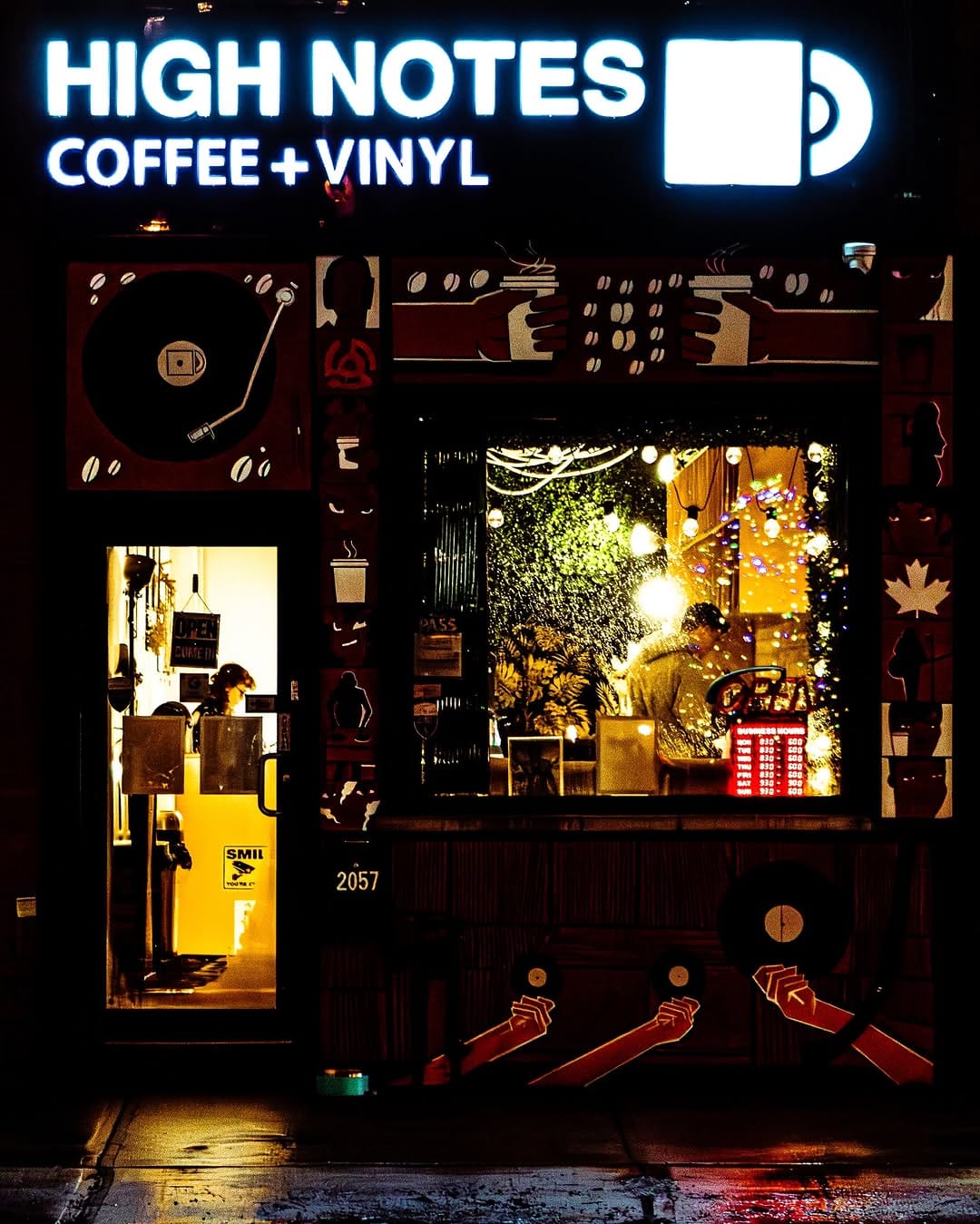 Post 6 by High Notes Coffee + Vinyl Café and Bar Toronto on Instagram (image)