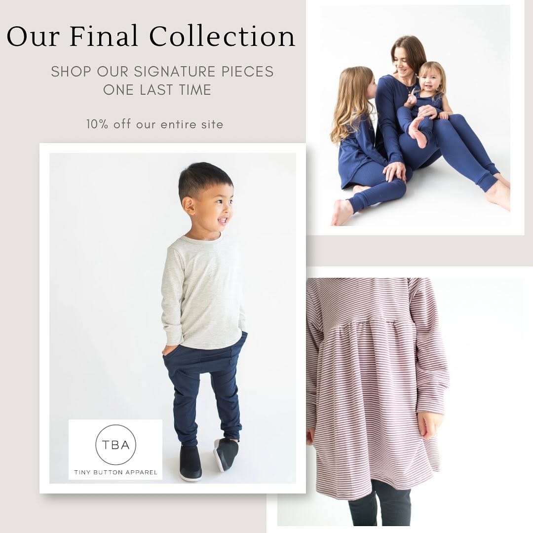 Post 7 by Tiny Button Apparel Ltd. on Instagram (image)