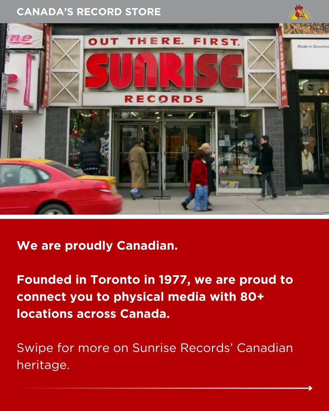 Post 9 by Sunrise Records on Instagram (carousel)