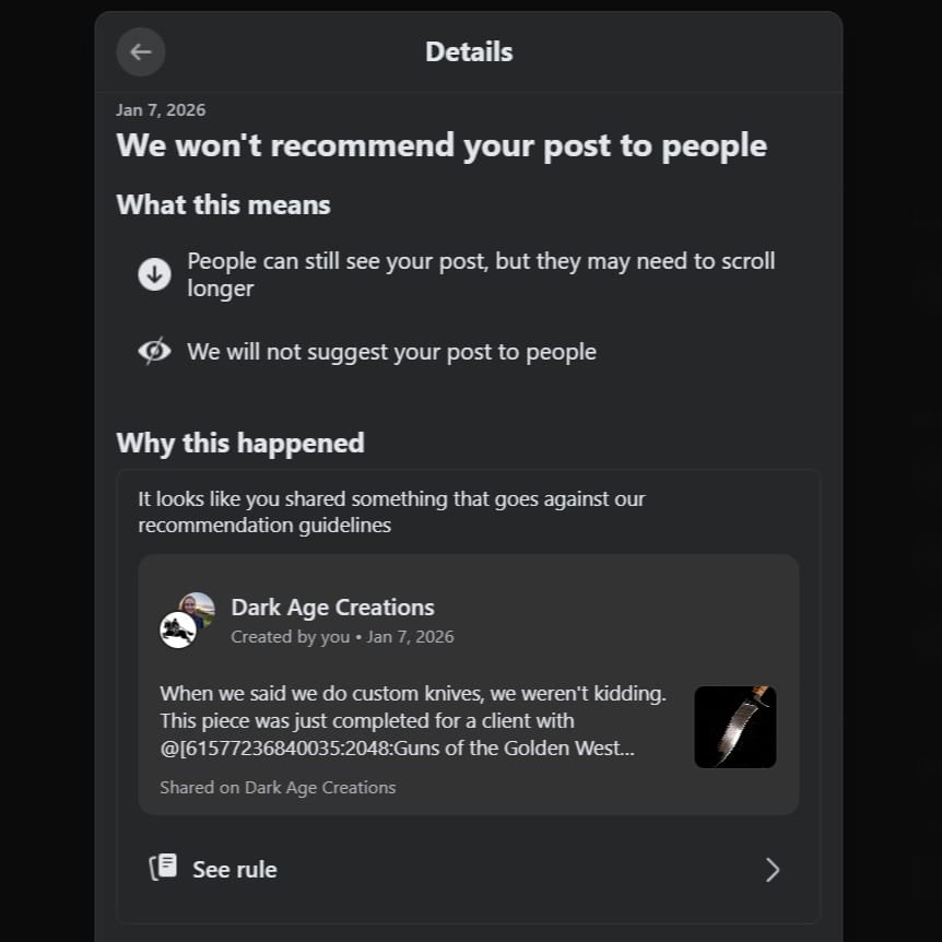 Post 2 by Dark Age Creations on Instagram (image)