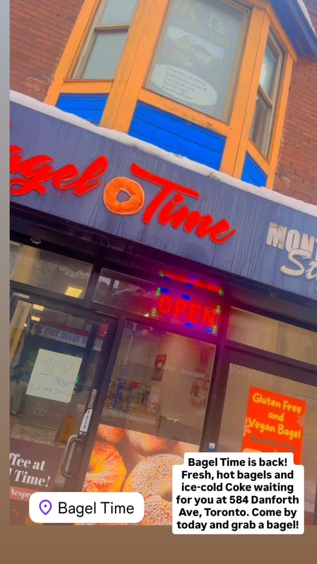 Post 2 by Bagel Time on Instagram (video)