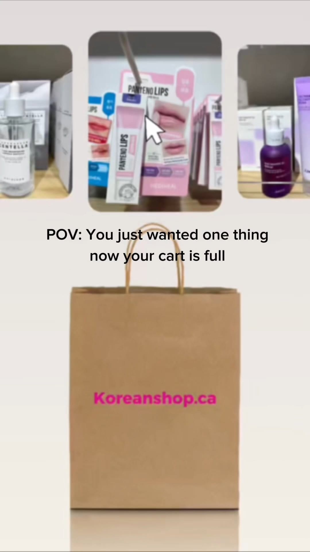 Post 1 by Koreanshop.ca on Instagram (video)