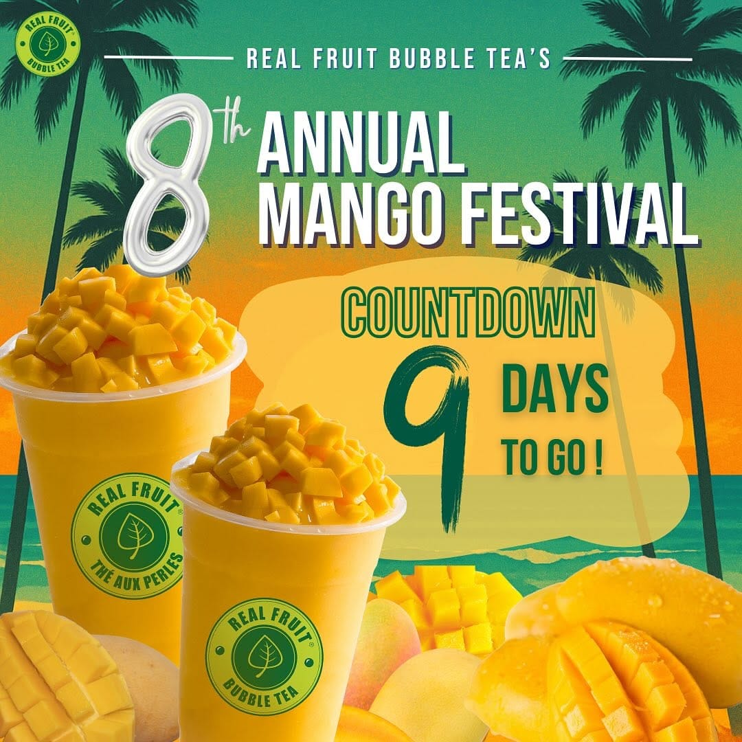 Post 9 by Real Fruit Bubble Tea on Instagram (image)