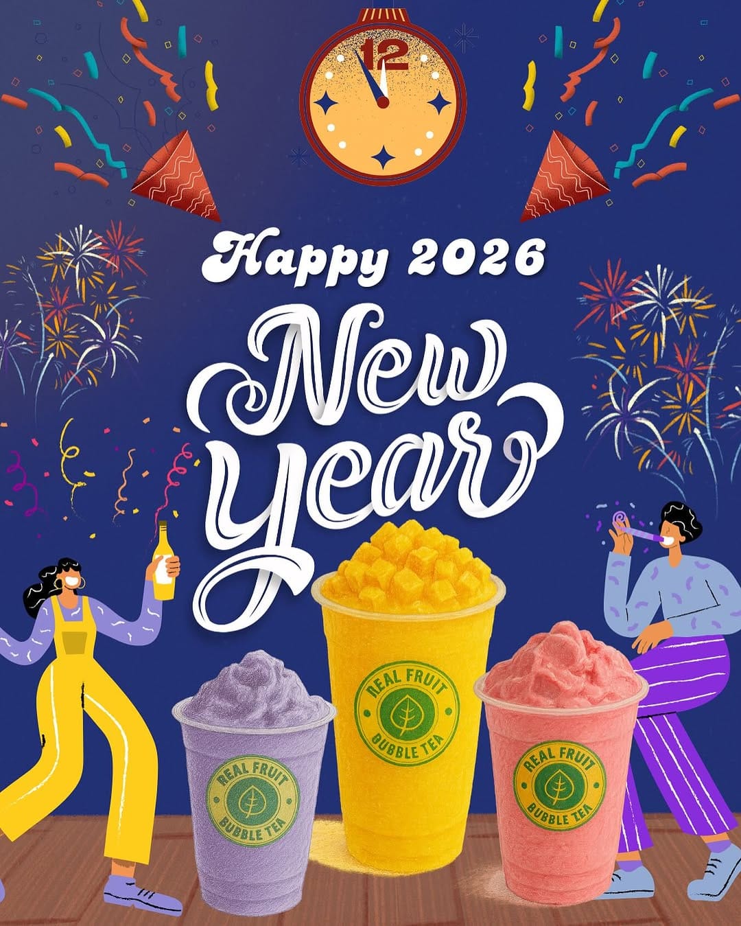 Post 1 by Real Fruit Bubble Tea on Instagram (image)