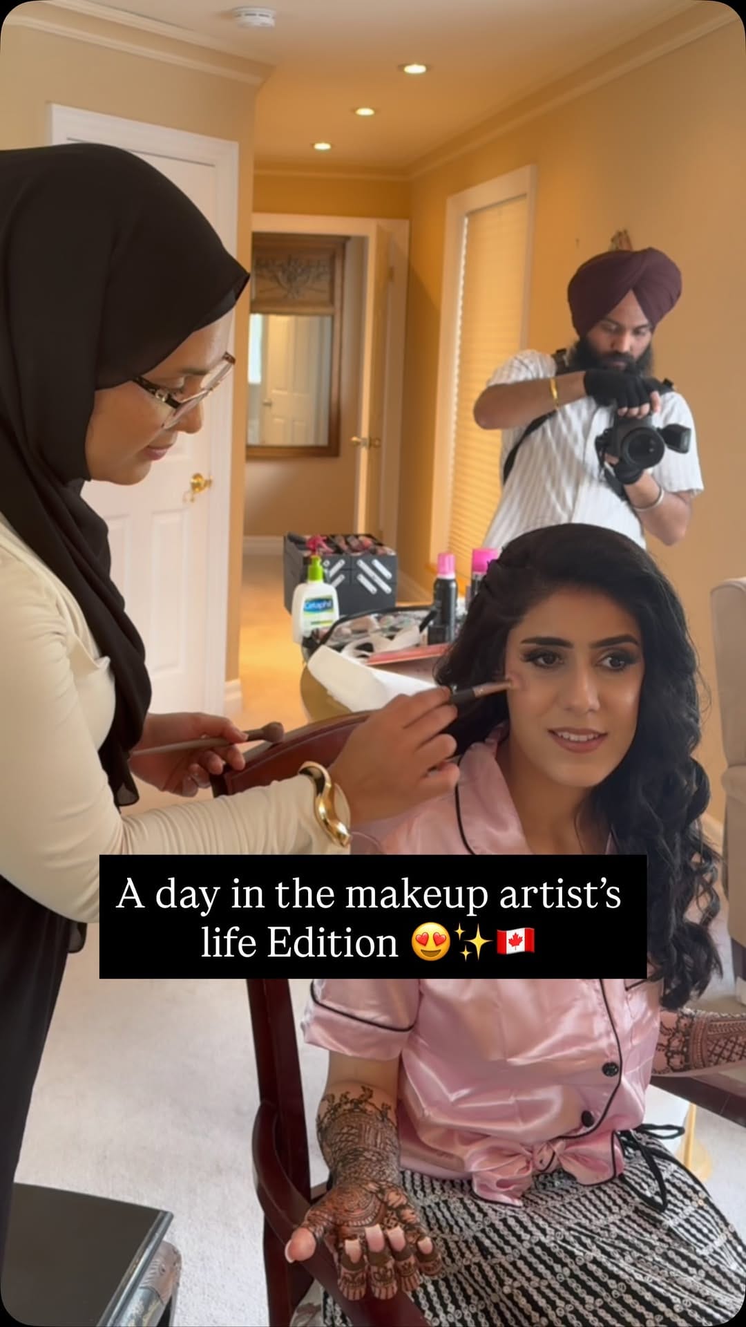 Post 9 by Heenazmakeupstudio on Instagram (video)