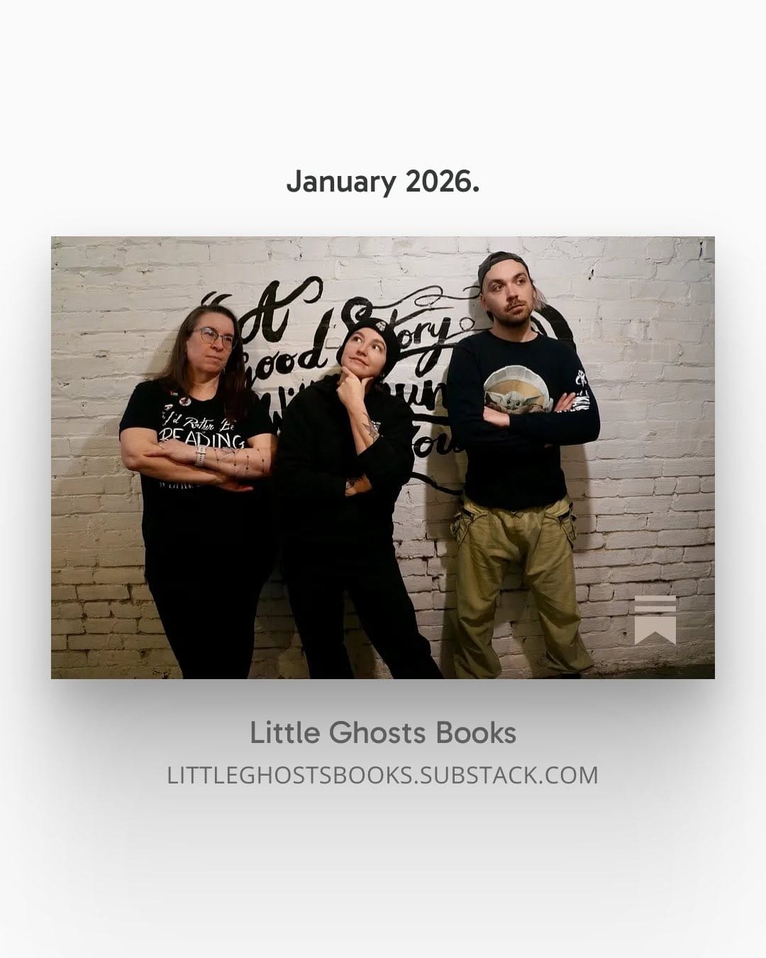 Post 3 by Little Ghosts on Instagram (carousel)