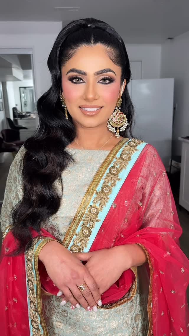 Post 3 by GAGAN SIDHU I Pro Makeup & Hair Artist on Instagram (video)