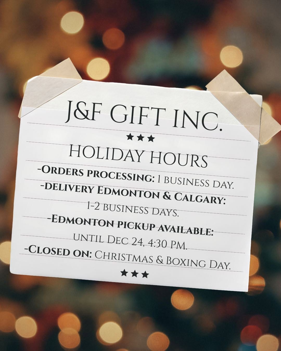 Post 10 by J&F Gift Inc. | Corporate, Personal & Realtor Gifting Canada on Instagram (image)