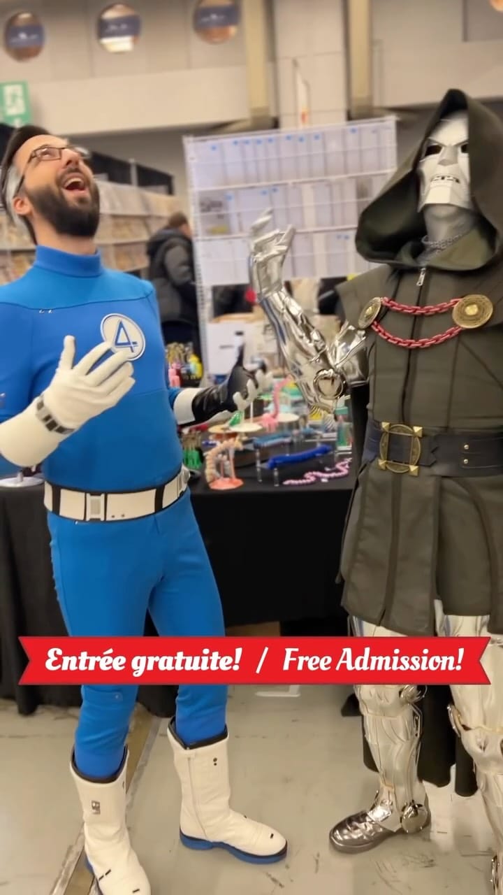 Post 10 by Montreal Comiccon on Instagram (video)