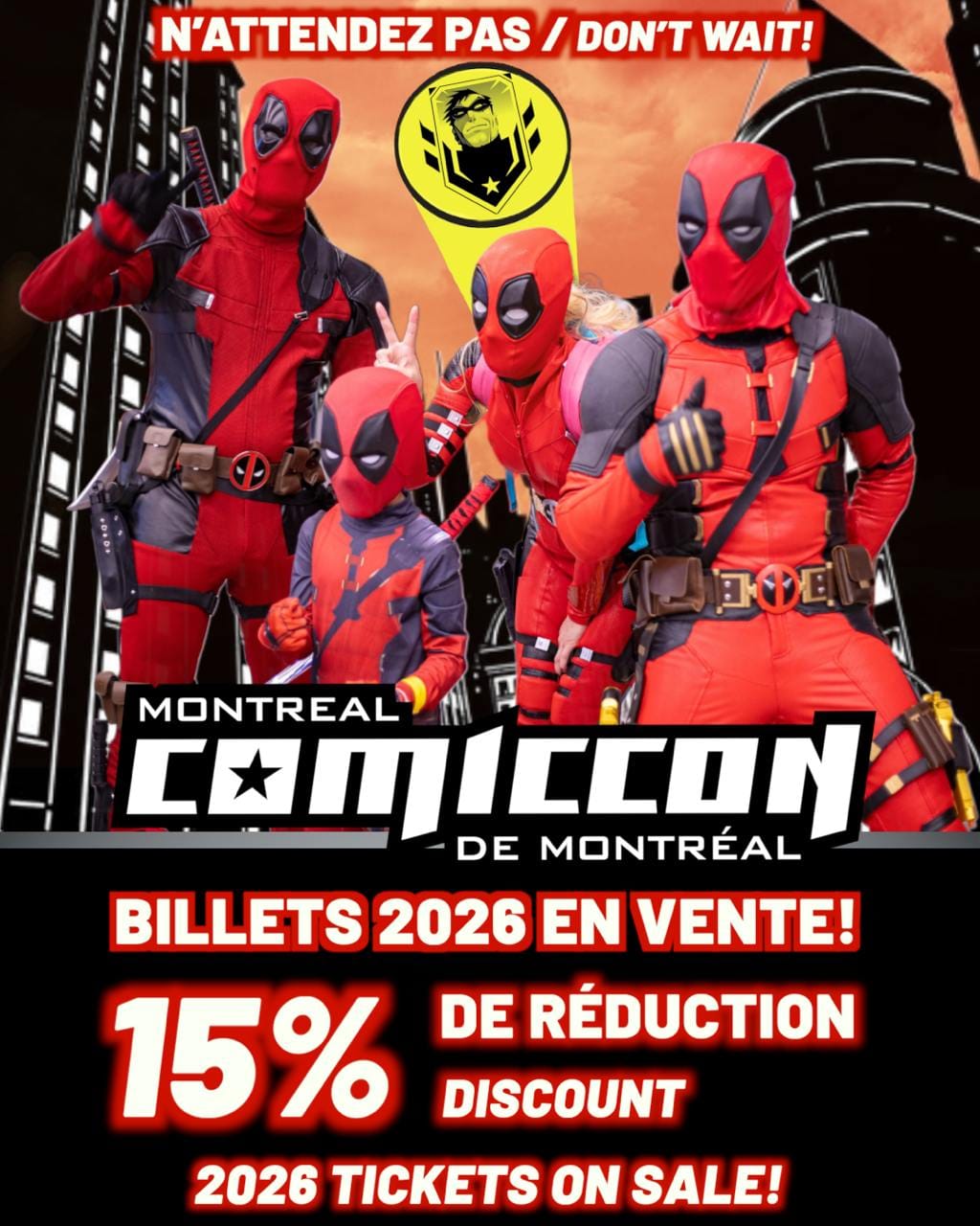 Post 1 by Montreal Comiccon on Instagram (image)