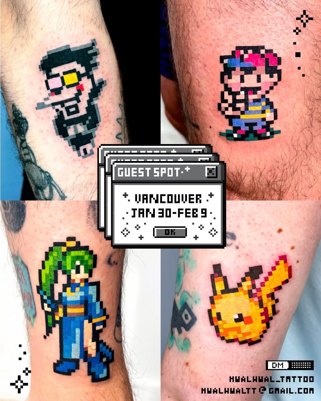 Post 8 by 화르르활활 ₊· Pixel tattoo ₊· on Instagram (carousel)