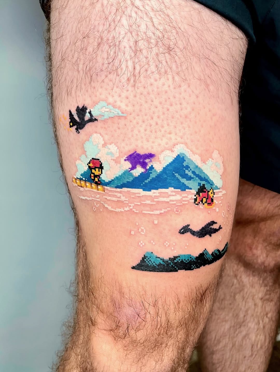 Post 9 by 화르르활활 ₊· Pixel tattoo ₊· on Instagram (carousel)