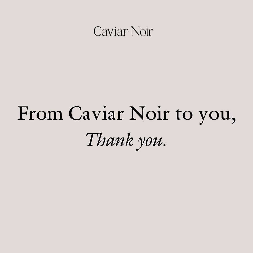 Post 1 by Caviar Noir on Instagram (carousel)