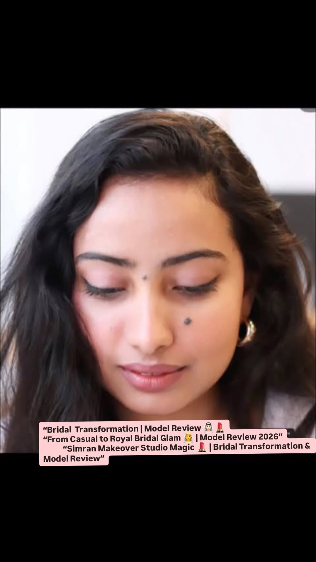 Post 1 by Simran Makeover Studio Vancouver MUA 💄🇨🇦🇺🇸🇮🇳🌎 on Instagram (video)