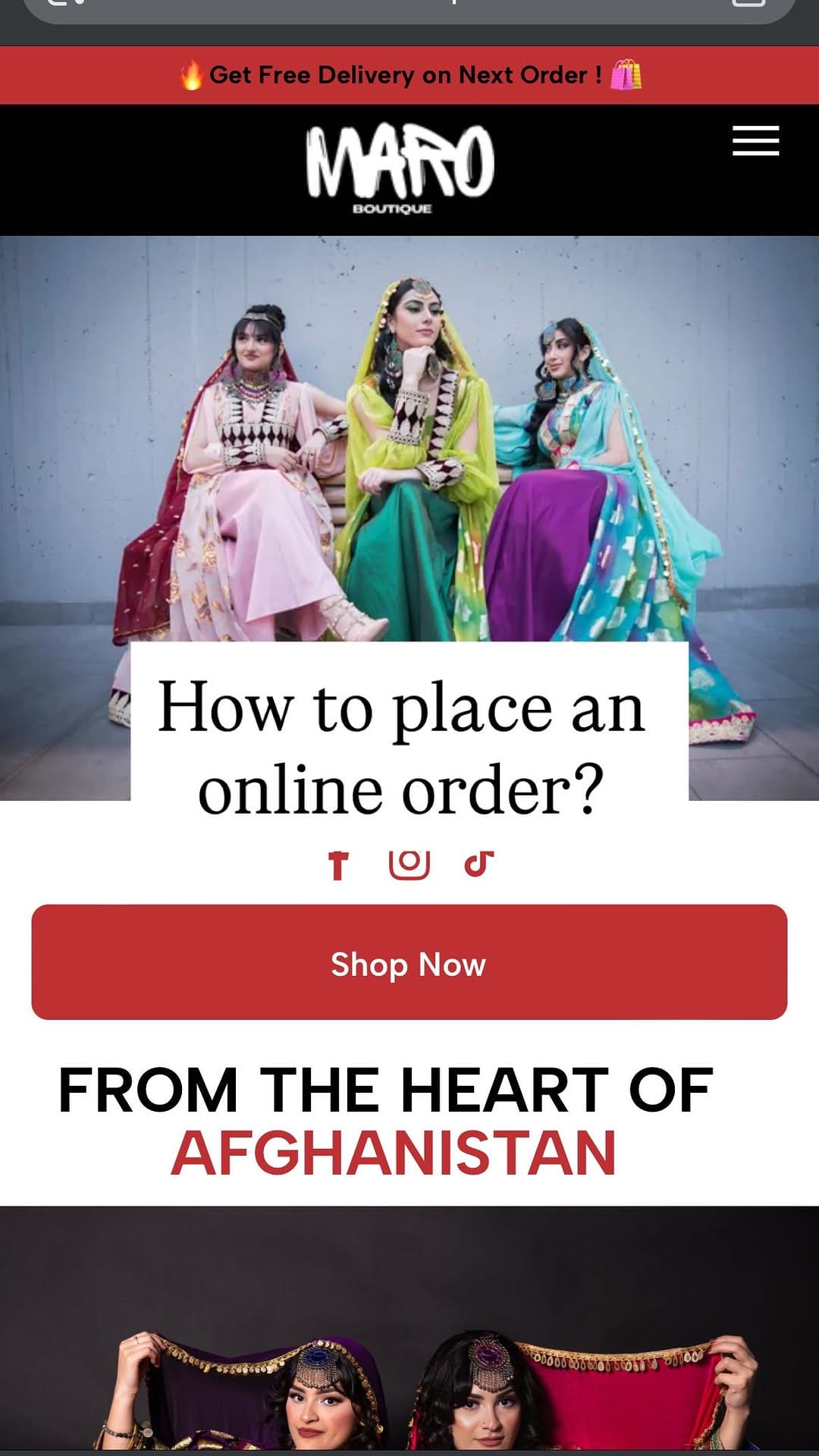 Post 10 by ✨MaroBoutique | Afghan Clothing & Jewelry | Calgary, Canada✨ on Instagram (video)
