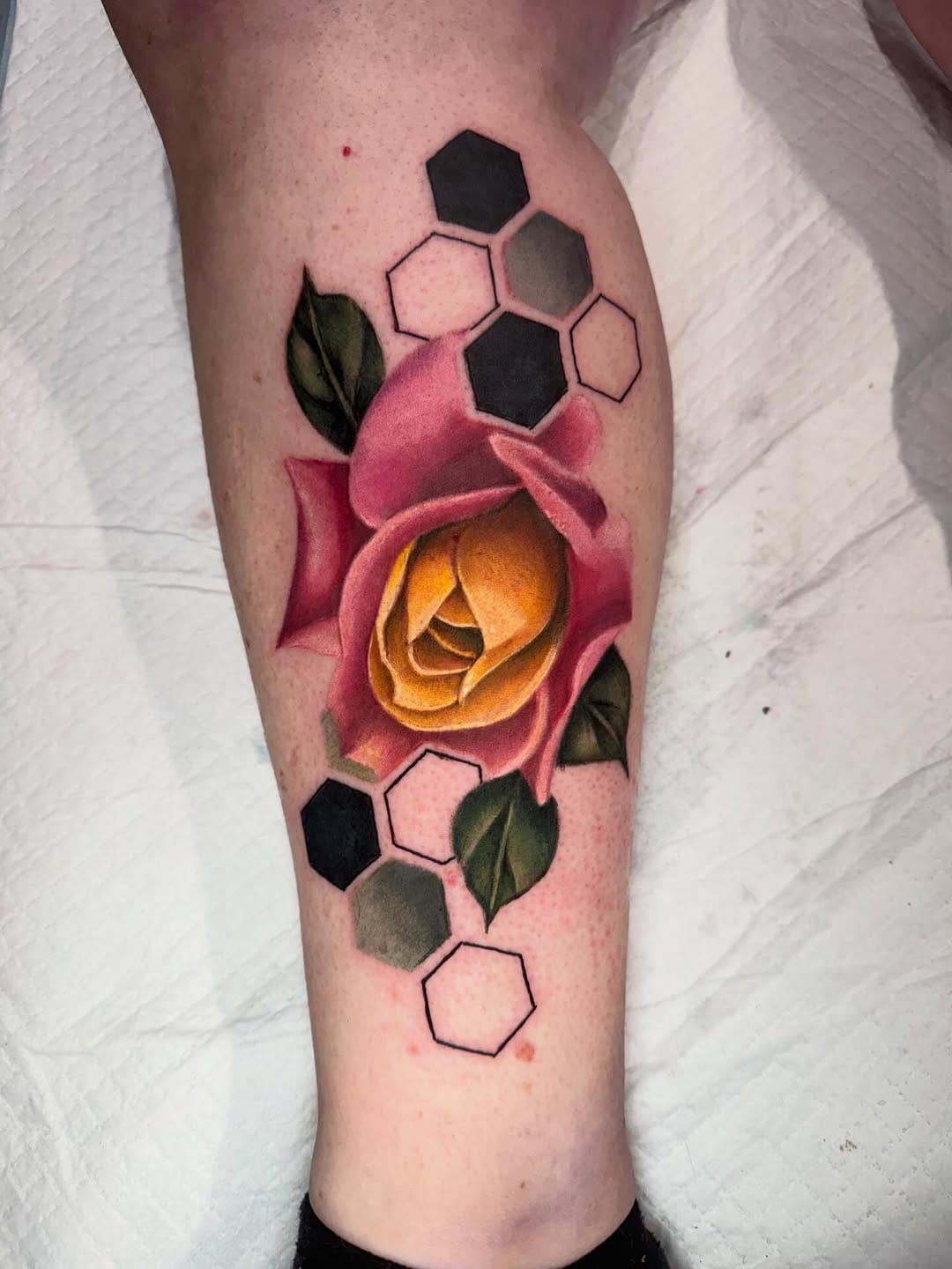 Post 4 by Crystal Alexandria-Geometric Tattoo Vancouver on Instagram (carousel)