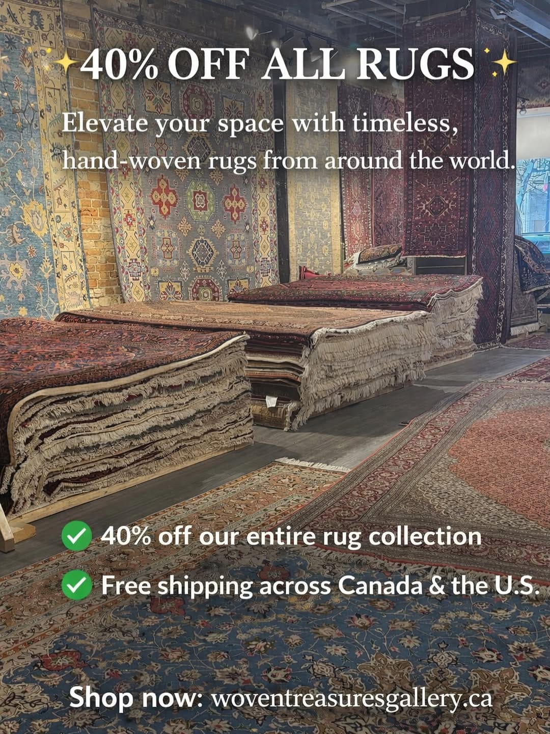 Post 2 by WovenTreasuresPersianRugs on Instagram (image)