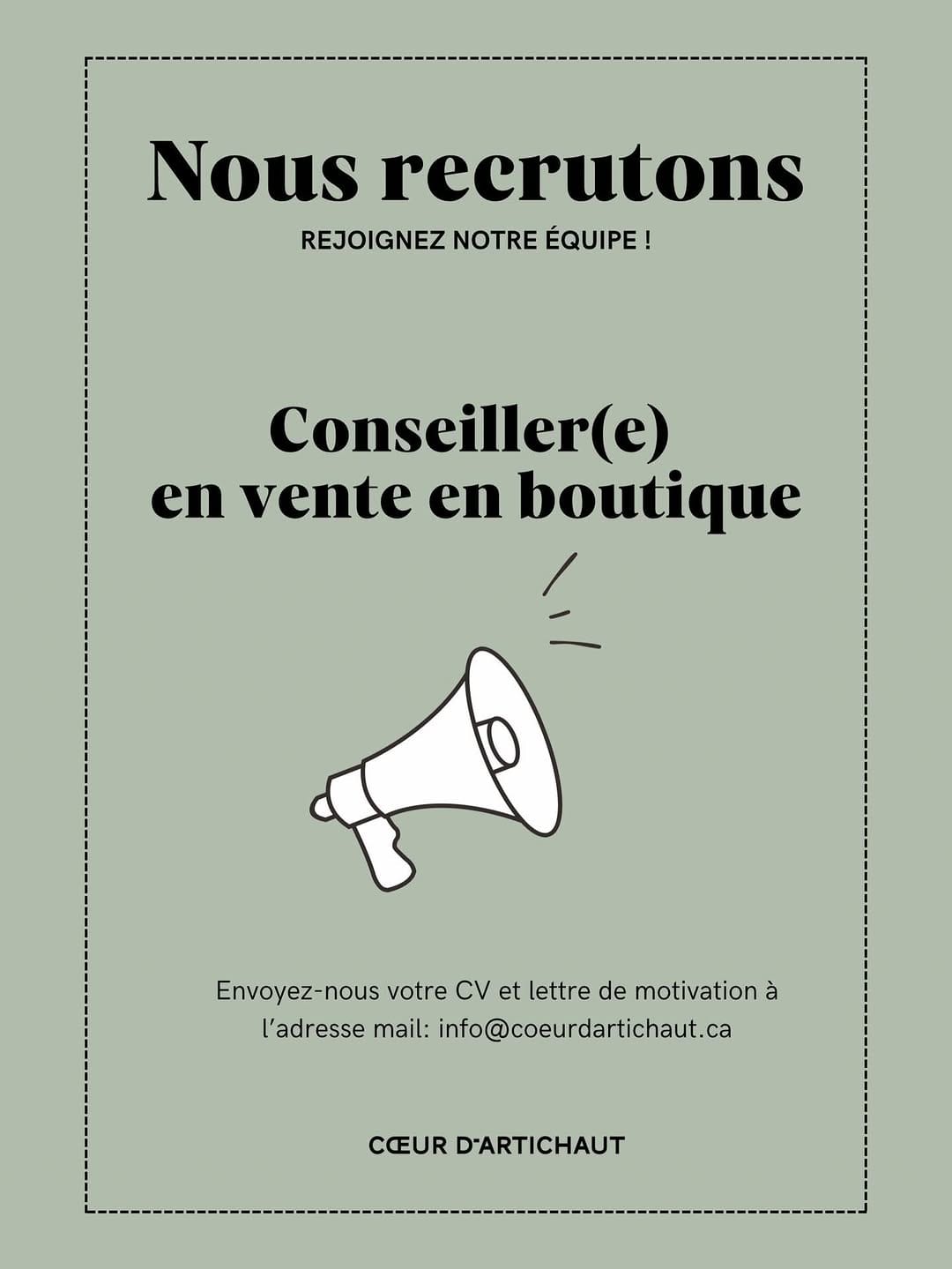 Post 1 by Coeur d'Artichaut - Boutique on Instagram (image)