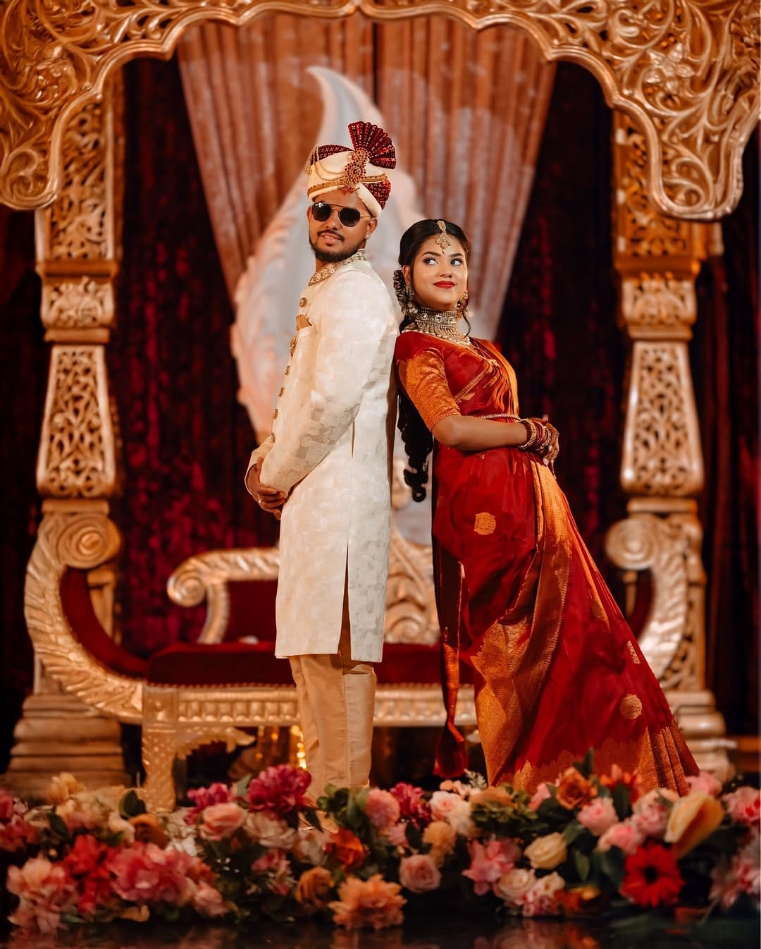 Post 1 by Jeetha | Bridal Makeup Artist & Hair Stylist on Instagram (carousel)
