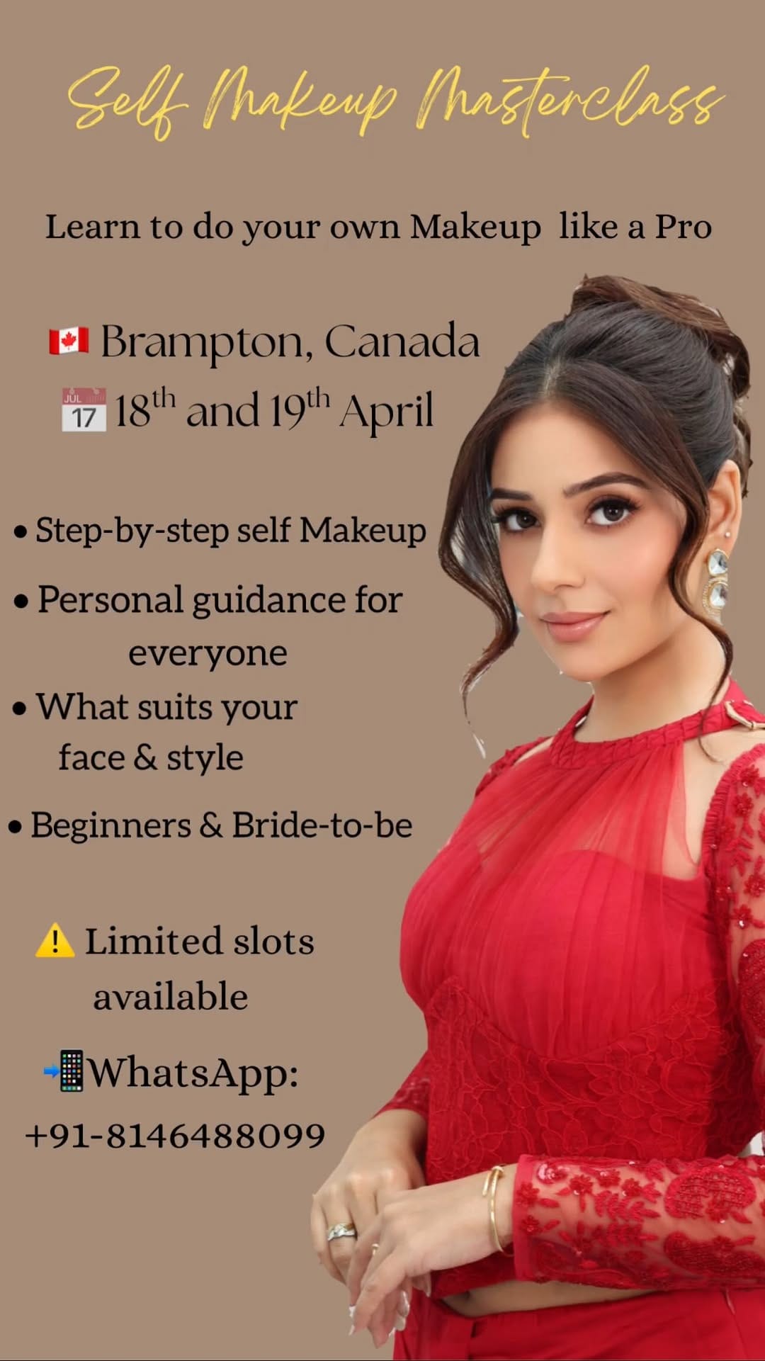 Post 5 by Parry Vig Makeup Artist in Punjab & Brampton on Instagram (video)