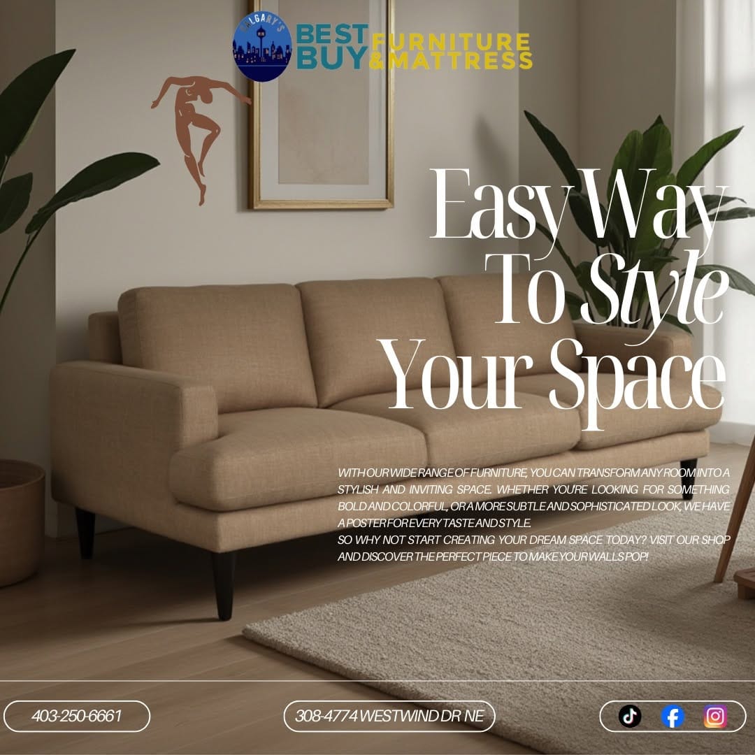 Post 3 by Calgary Best Buy Furniture on Instagram (image)