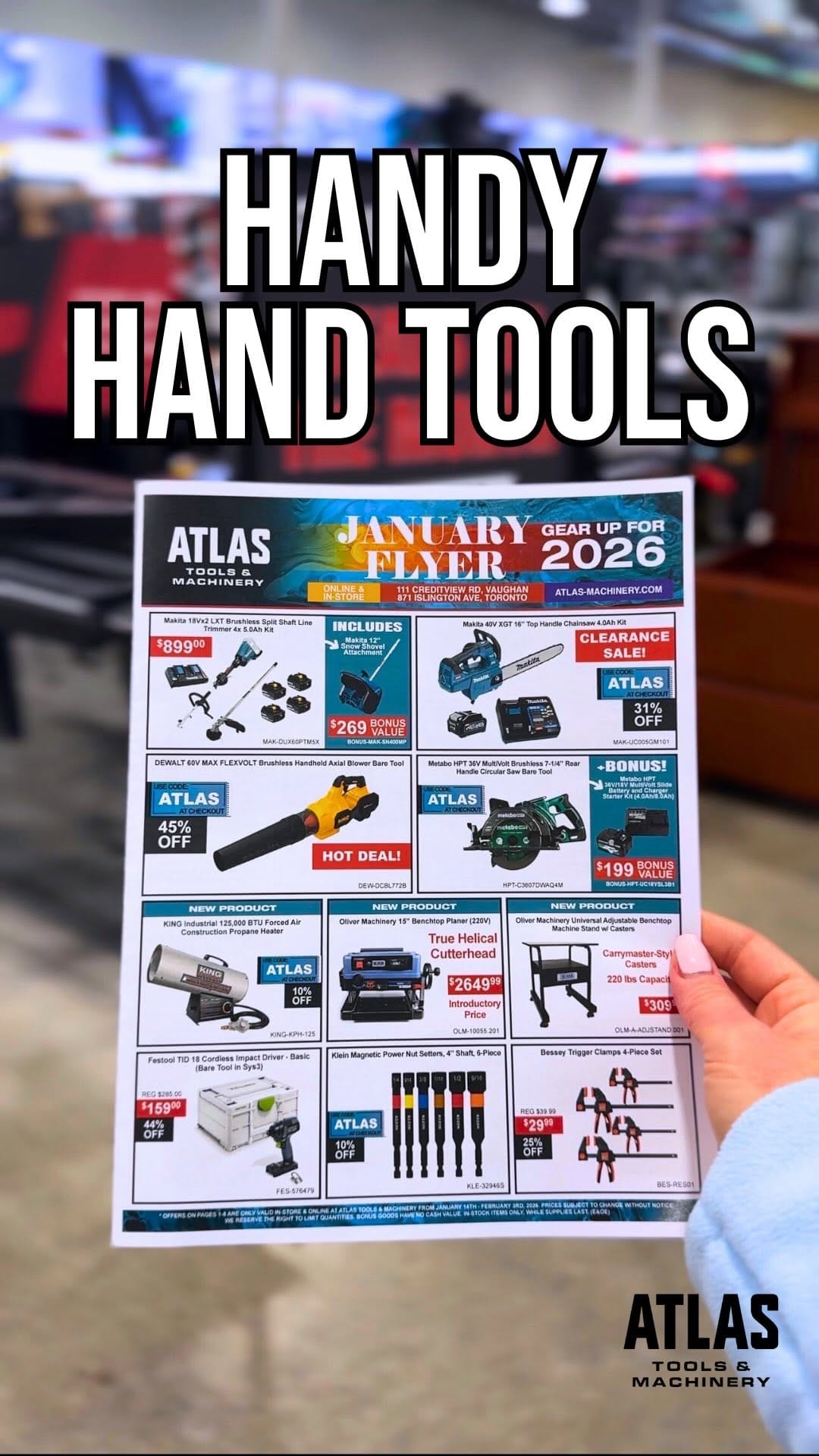 Post 5 by Atlas Tools & Machinery on Instagram (video)