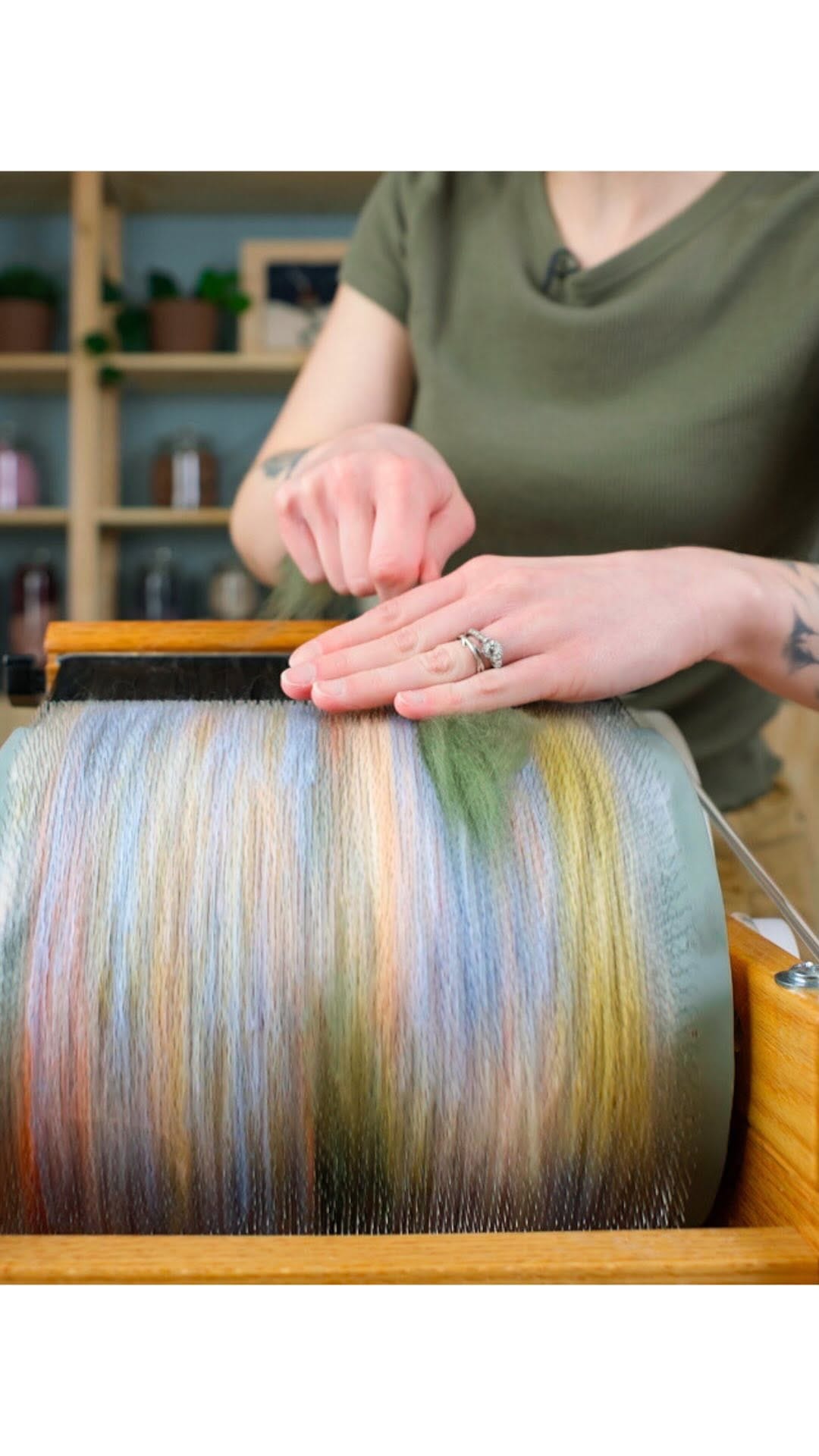 Post 10 by Frame Loom Weaving | Jenell Flynn on Instagram (video)