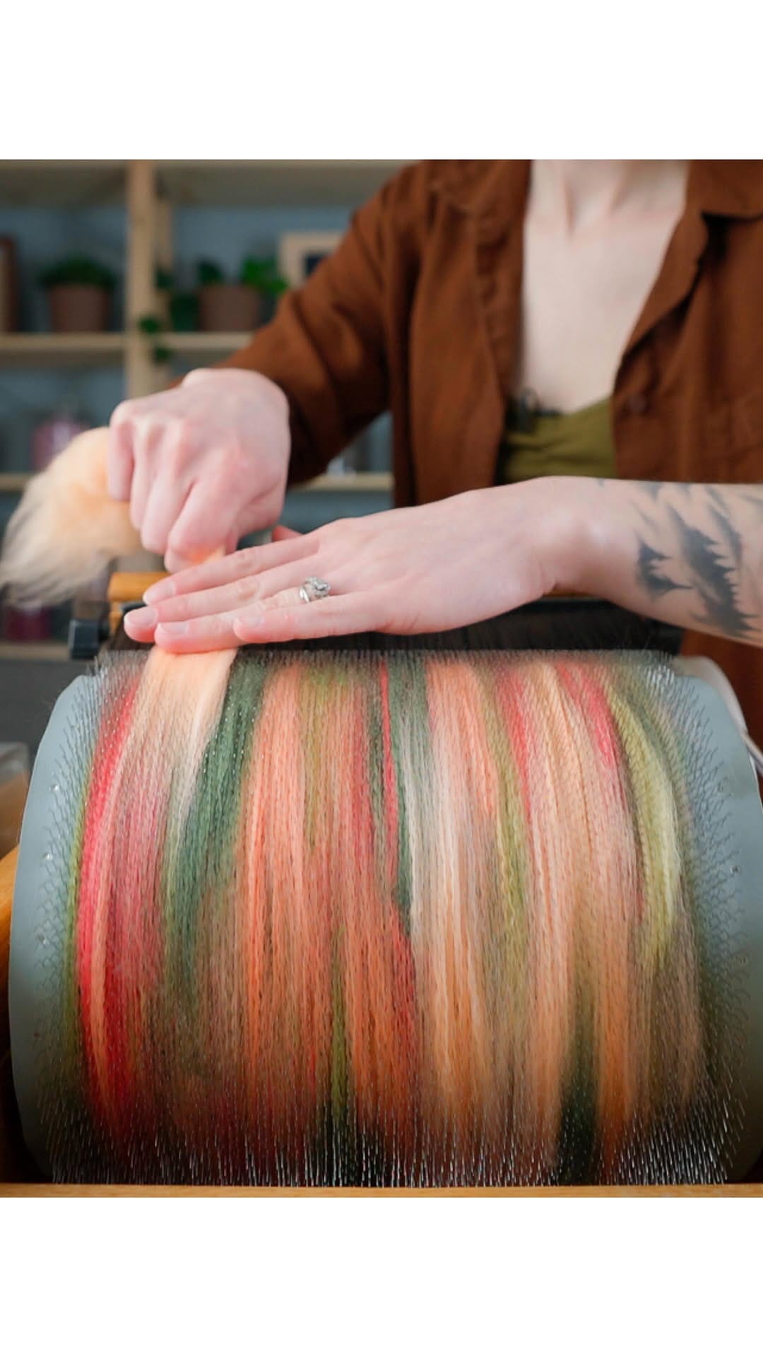 Post 8 by Frame Loom Weaving | Jenell Flynn on Instagram (video)