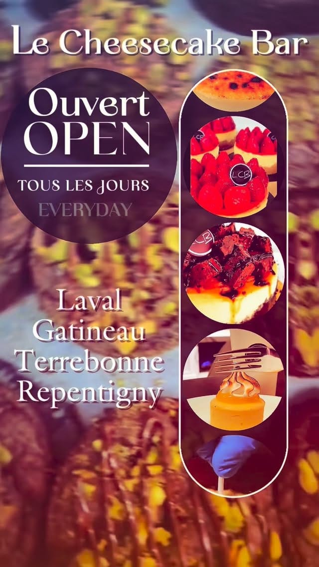 Post 6 by Le Cheesecake Bar on Instagram (video)