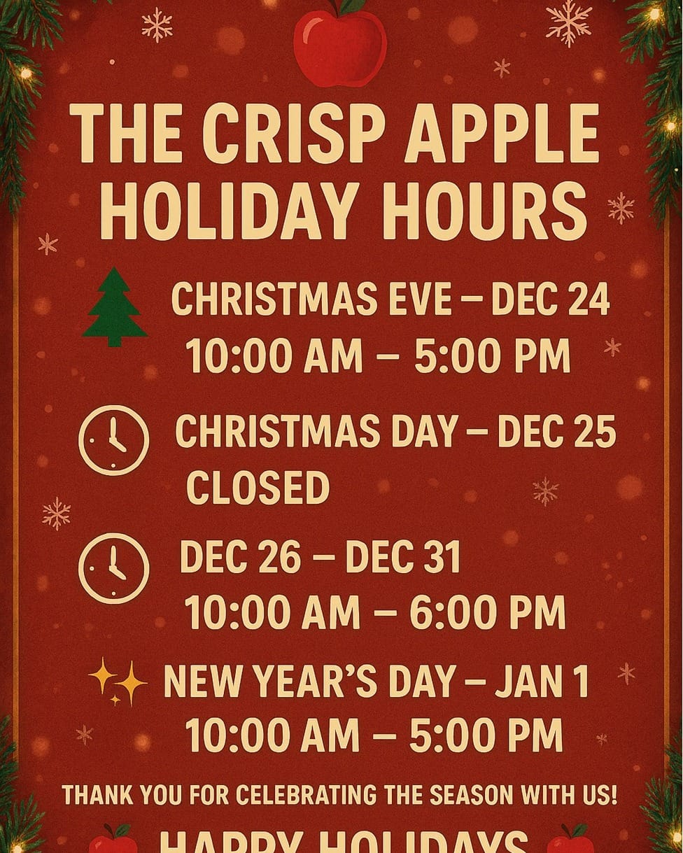 Post 7 by The Crisp Apple on Instagram (image)