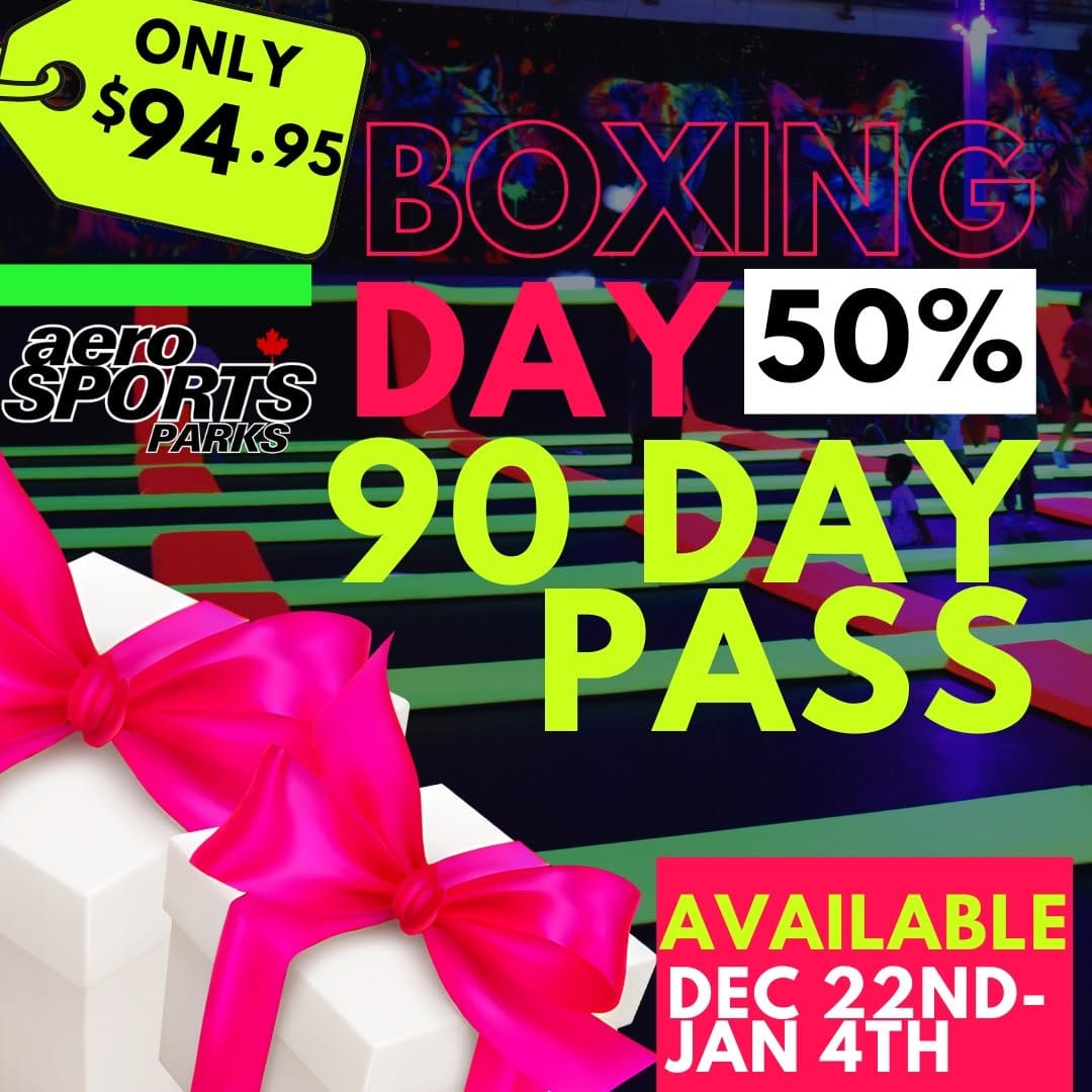 Post 5 by AeroSports Trampoline Park on Instagram (image)