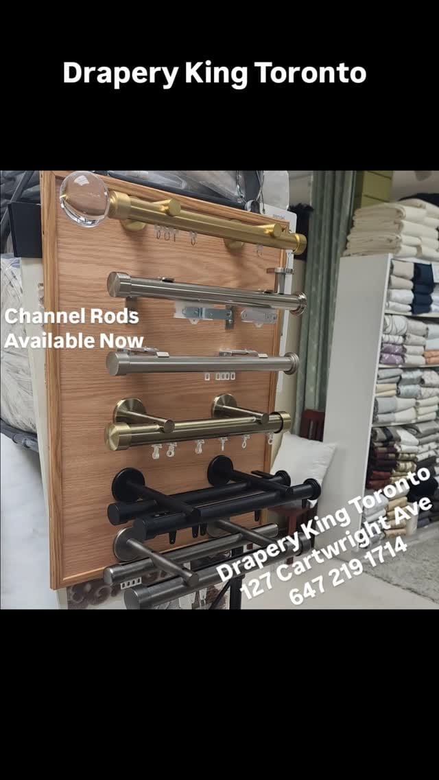 Post 2 by The Drapery King Toronto inc. on Instagram (video)