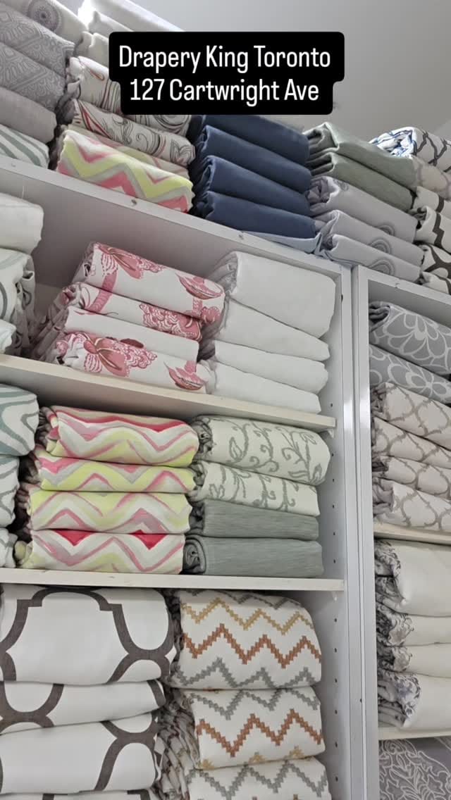 Post 3 by The Drapery King Toronto inc. on Instagram (video)