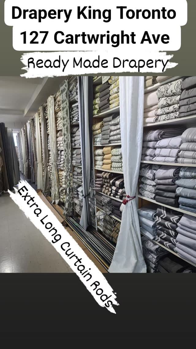 Post 6 by The Drapery King Toronto inc. on Instagram (video)
