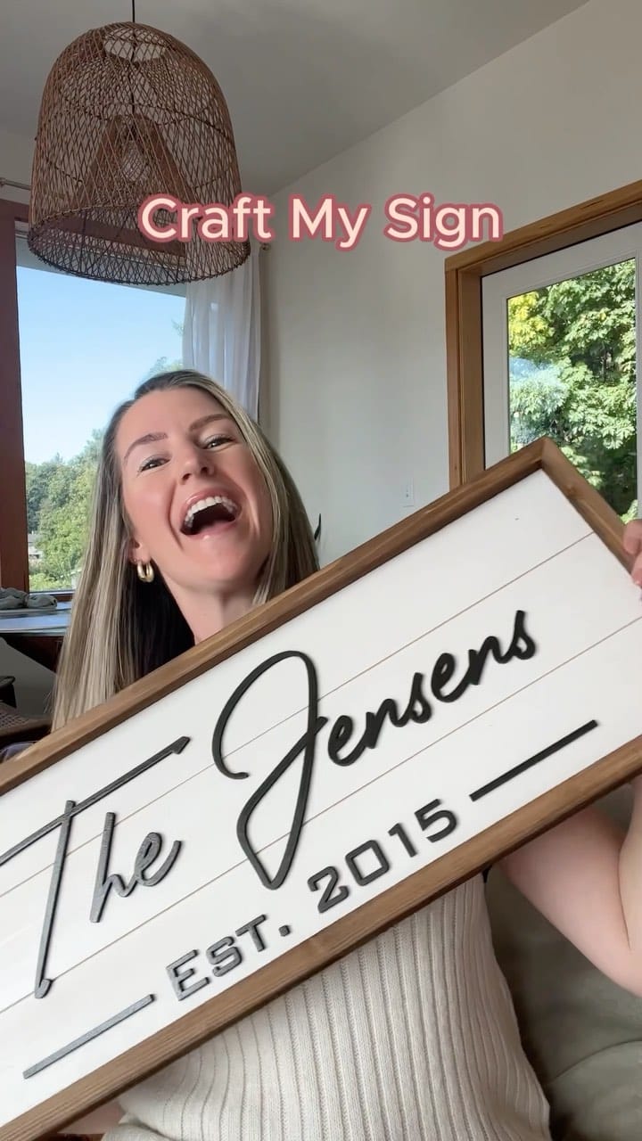 Post 9 by Craft My Sign on Instagram (video)