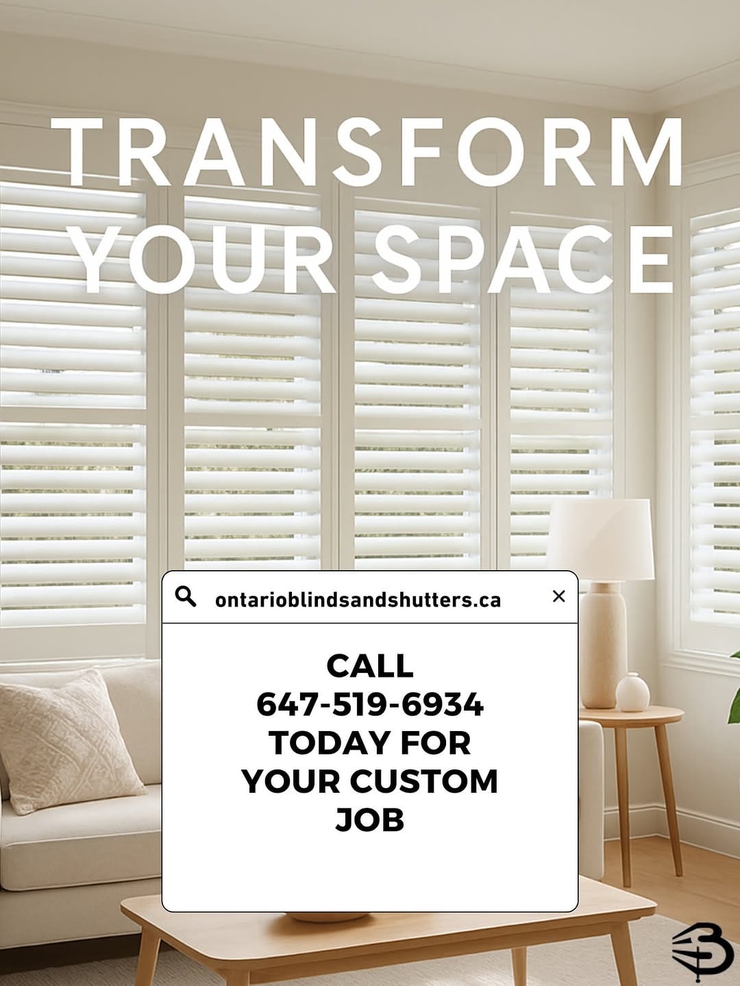 Post 4 by Ontario Blinds and Shutters on Instagram (carousel)