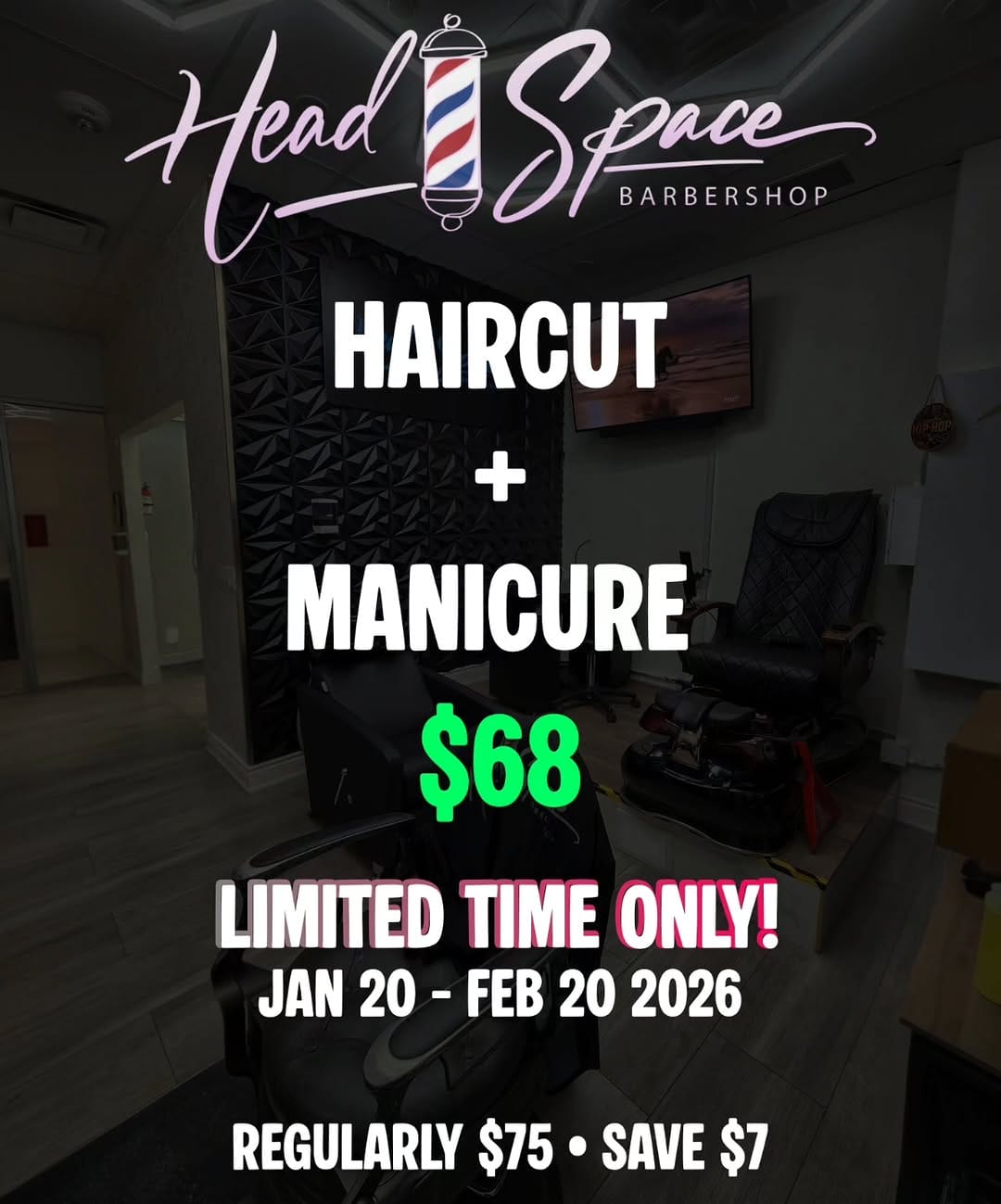 Post 1 by Vaughan Barber ┃ Headspace Barbershop on Instagram (image)